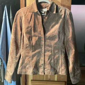 Vintage Y2K Suede Coat by Live a Little